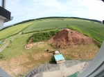 Blick Richtung Süden in den Garten